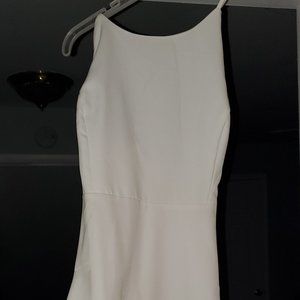 White Mini Skater Dress